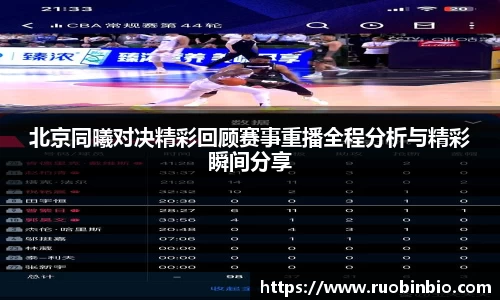 北京同曦对决精彩回顾赛事重播全程分析与精彩瞬间分享